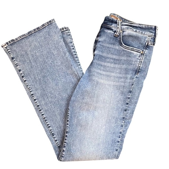 Kut from the Kloth Natalie Fab Ab Boot Cut Flare Leg Blue Denim Jeans Size 12 - Picture 7 of 15